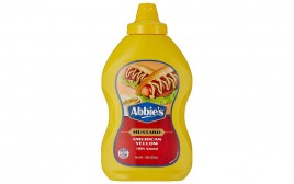 Abbie's Mustard American Yellow   Bottle  397 grams